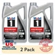 2 Pack Mobil 1 High Mileage Full Synthetic Motor Oil 5W-30 5 Quart