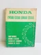 Honda | Shop Manual | EM500K | EX500K | EM600K | ED300K | Generator | Engine