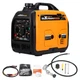 Gas/Propane Inverter Generator 4000W Running &ndash; CO Auto Shutdown for Home Backup