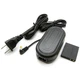 4.3V AC Power Supply Adapter For ACK-DC40 CANON CA-PS500 + DR-40 Dummy Battery