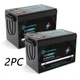 2 Group 12V 200Ah LiFePO4 Lithium Battery 150A BMS for RVs,Off-grid,Solar Power