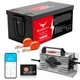 48V 100Ah LiFePO4 Lithium Battery For Golf Cart in 200A BMS, Max.Power 10.24kW
