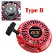 PULL START STARTER RECOIL TYPE B FOR HONDA GX120 GX160 GX200 5.5 6.5HP GENERATOR