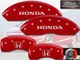 2003-2008 "Honda" Pilot Front + Rear Red MGP Brake Disc Caliper Covers "H" 4pc