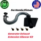 Generator Exhaust Extension Silencer Kit For Honda EU6500is EU7000is/Firman 
