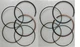 FIT FOR HONDA GX630 GX660 GX690 2PCS RING SET, PISTON (STD) & GASKET KIT