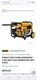 DEWALT DXGNR4000 4000 Watt Portable Gas Generator Yellow Black Metal