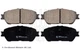 Blue Print ADT342193 Brake Pad Set, disc brake for Toyota