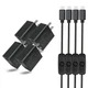 5V3A Switching Power Supply UL-Listed 4 Pack with 1.5M Type C to Type A USB C...