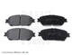 Blue Print ADT342193 Brake Pad Set, disc brake for Toyota