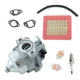 Mower Carburetor Kit With Air Filter For Honda HRN216 GCV170LA 16100-Z9L-811