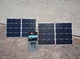 Portable Patriot Power Generator 1500 + 2 Portable Solar Panels 120V-12V-USB Out