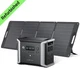 Dabbsson 1330Wh 1200W Power Station Portable w/ Folding Solar Panel 210W Outdoor