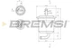 Bremsi FE1892 Fuel Filter for Suzuki
