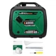 4000W Portable Inverter Generator Gas Quiet for Emergency Use Home Backu