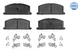 Meyle 025 208 7015 brake pad set, disc brake for Toyota