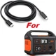 6ft USB-C to USB-C Charging Cable for Jackery Explorer 240D JE-240B Power Bank