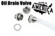 Stainless Steel Oil Drain Valve Honda EM3500 EG3500 EB3500 E3500 EN3500 ES3500