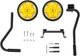 Champion Power Equipment Wheel Kit with Folding Handle and Never Flat Tires