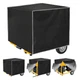 Universal Fit Black Generator Cover - 600D Waterproof Protection for 5000-10000W