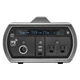 nrgGo 400 Portable 500wh Power Station 1200W Surge (Black and Gray) POWERFUL