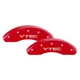 For Honda Pilot 03-08 Gloss Red Caliper Covers w Vtec Engraving Full Kit, 4 pcs