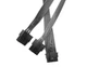Dual 8-pin to 16 Pin 12 VHPWR Male Connectors For EVGA Power Supply G2 G3 G5 G+