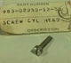 NEW OEM YAMAHA LB80 EF600 CYLINDER HEAD SCREW 98302-03012-00