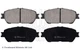 Blue Print ADT342164 Front Brake Pad Set Fits Toyota Alphard Previa