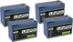(4) Expert Power 12V 10Ah Lithium LiFePO4 EP1210 Deep Cycle Rechargeable Battery