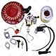 Carburetor Ignition Coil Recoil Starter For Honda GX160 GX200 6.5HP 5HP 5.5HP
