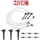 NGK G-Power Premium Platinum Spark Plug + Engine Ignition Coil Wire For Toyota