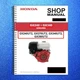 HONDA GX240 GX270 GX340 GX390 Engine Service Manual - WIRE BOUND - TOUGH COVERS