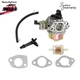 Carburetor W/Fuel Line Fit For Honda 16100-ZF6-V01 GX270 GX390 GX340 11HP 13HP