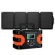 Flashfish EA150 Solar Generator 150W 166Wh With 60W Solar Panel Kit For Off-Grid