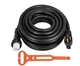 VEVOR 15 ft. 6/3 plus 8/1 Extension Cord Indoor/Outdoor Generator Power Cord STW