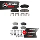 Front Rear Ceramic Brake Pads Kit For 2003-2007 Honda Accord 1999-2008 Acura TL