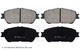 Blue Print ADT342164 Brake Pad Set, Disc Brake for Toyota