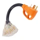 30A to 15A Power Cord Adapter for MaXpeedingRods MXR3500 MXR3800 MXR5000IE 12'