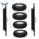Wheel Kit Fit For Honda Generator EU3000is SOLID NEVER FLAT TIRES All Terrain