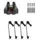 Denso Ignition Coil Wires 4 NGK Iridium Spark Plugs Kit For Contour Escort L4