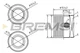 Bremsi FA1080 Air Filter for Audi