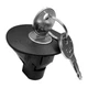 Locking Gas Cap Compatible with Ford F-150 F150 Explorer Escape Fusion White
