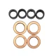 4x Fit Yanmar 3TNV84T Engine Fuel Injector Pipe & Seal 119802-11870 119625-11880