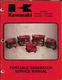 KAWASAKI PORTABLE GENERATOR KG550A KG750A KG1100A Wiring Diagram Service Manual