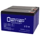Mighty Max 12V 7AH GEL F1 Replaces Yamaha EF2400iSHC Portable Generator - 2 Pack