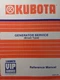Kubota Brush-Type Power Generator GL series GL4500 GL5500 GL6500 Service Manual