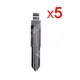 5x Uncut Remote Flip Folding Key Blade For Acura Honda HD103 HON58R HOND-16D