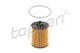 Topran-OE 205 209 oil filter for Opel, Vauxhall