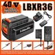 40V 5.0Ah Lithium Battery/Charger for Black & Decker 40 Volt Max LBX2040 LBXR36